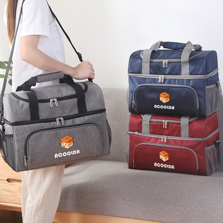 Foldable Waterproof Thickened Storage Thermal Cooler Bag for Outdoor